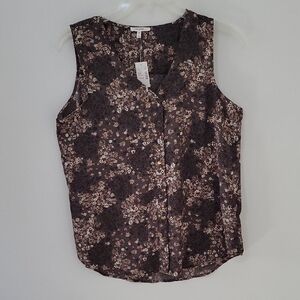 Maurices Floral Sleeveless Top, Size X-Large